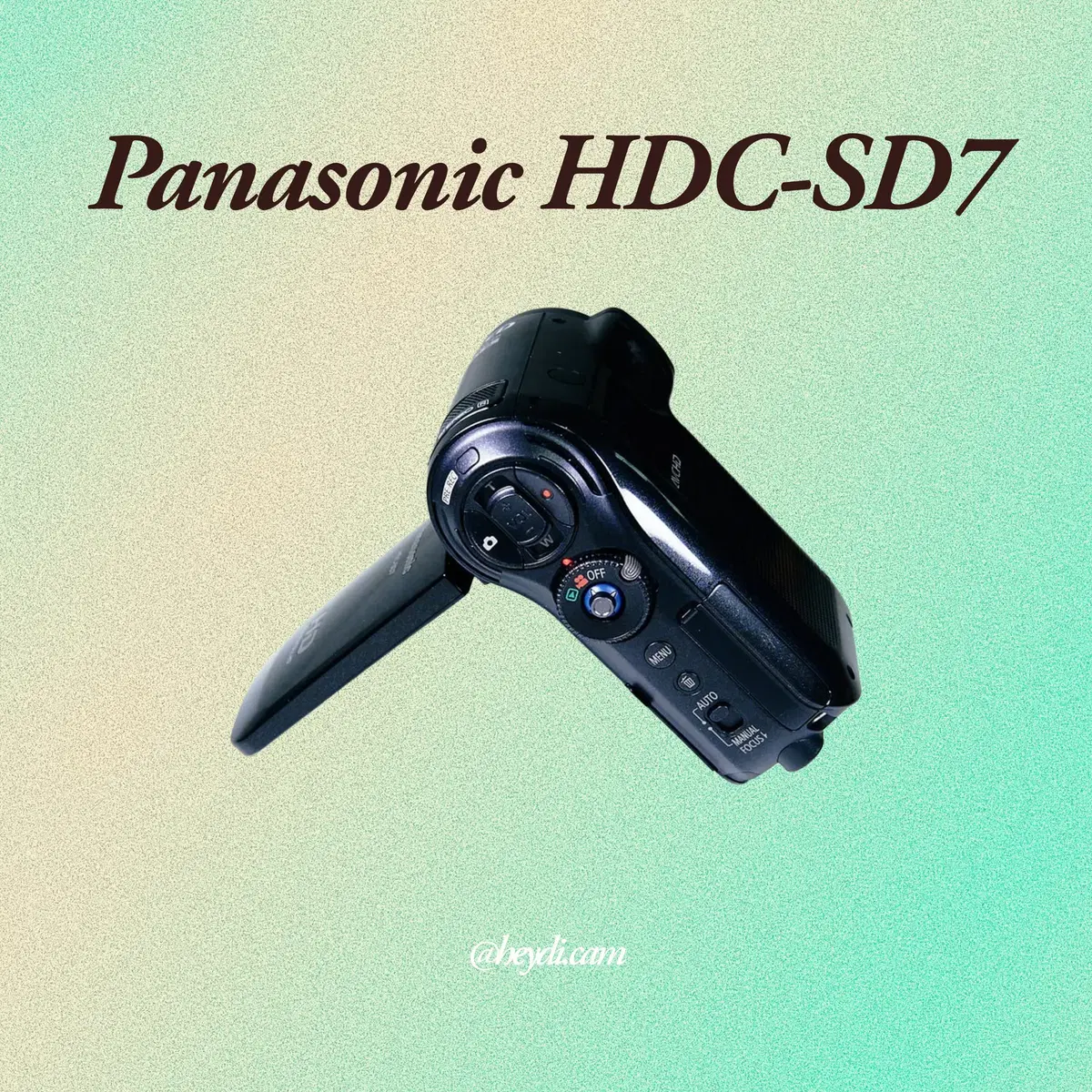 パナソニック フルハイビジョンビデオカメラ SD7 ブラック HDC-SD7-K
